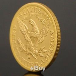 1886 S US $5 Dollar Liberty Head, Half Eagle, Fine Gold Coin, NR