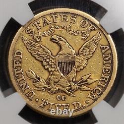 1891-CC U. S. Liberty Head Gold Half Eagle Coin NGC XF-40 Extremely Fine