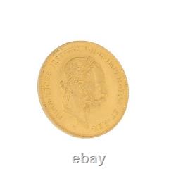 1892 Austria Gold 4 Florin 10 Francs Franz Joseph Fine Gold Coin
