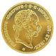 1892 Fine. 900 Gold Coin Austria Bu+ Unc 4 Florins 10 Francs Agw. 0933