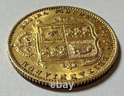 1892 Gold Great Britain Victiria. 917 Fine Gold 1/2 Sovereign Coin