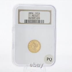 1896 $2.50 Liberty Head Quarter Eagle 90% Fine Gold NGC MS 62 US Coin Sealed