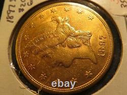 1897 S $20 B. U. GOLD Double Eagle Twenty Dollar Liberty coin fine luster mint