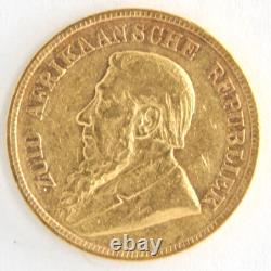 1898 Boer Republic South Africa 1 Pond. 916 Fine Gold Coin KM# 10.2 1898 Boer Republic South Africa 1 Pond. 916 Fine Gold Coin KM# 10.2