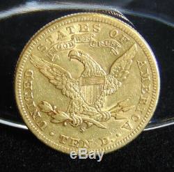 1899-S US Liberty Head $10 Gold Eagle Coin Very Fine Beautiful Pre-1933