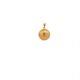 18k Gold Pendant Charm Money Lucky Coin Ball Fine Jewelry 1.10 Grams