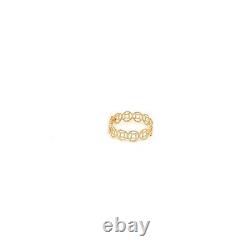 18K Gold Ring Money Lucky Coin 0.84 grams Fine Jewelry Size 5.5