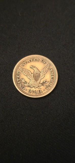 1902 Gold Quarter Eagle Coin, $2.50 Gold Liberty, Nice Details, Vintage Us Gold