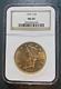 1904 $20 Gold Coin Liberty Head Ngc Ms60, Double Eagle, 900 Fine Gold, Withmotto