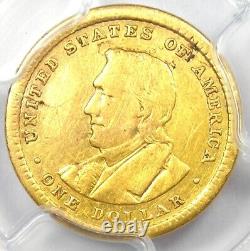 1905 Lewis and Clark Gold Dollar Coin G$1 PCGS Fine Details (Jewelry Damage)