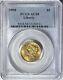 1908 $5 Gold Liberty Half Eagle Pcgs Au58 Booming Luster Rich Color Whlm