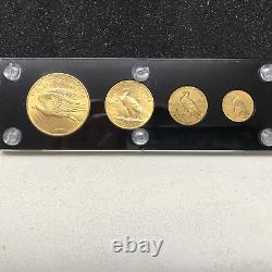 1908 Rare Colletion US Gold Type 4 Gold Coin Set Amazing High Grade BU Coins