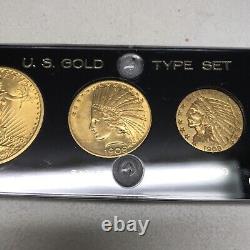 1908 Rare Colletion US Gold Type 4 Gold Coin Set Amazing High Grade BU Coins