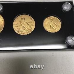 1908 Rare Colletion US Gold Type 4 Gold Coin Set Amazing High Grade BU Coins