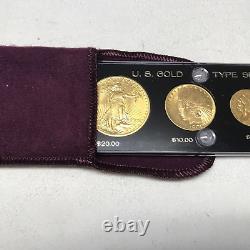 1908 Rare Colletion US Gold Type 4 Gold Coin Set Amazing High Grade BU Coins