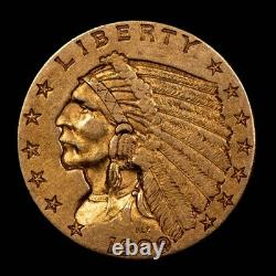 1909 G$2.50 Indian Head Gold Quarter Eagle Luster XF SKU-G5367 1909 G$2.50 Indian Head Gold Quarter Eagle Luster XF SKU-G5367