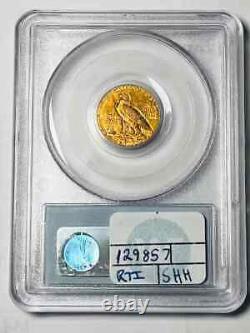 1910 P Gold Quarter Eagles $2 1/2 Indian Head PCGS AU-58