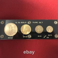 1910 Rare Colletion US Gold Type 4 Gold Coin Set Amazing High Grade Coins