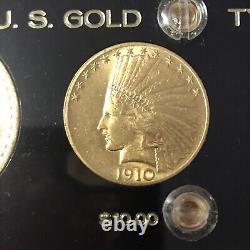 1910 Rare Colletion US Gold Type 4 Gold Coin Set Amazing High Grade Coins