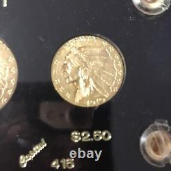 1910 Rare Colletion US Gold Type 4 Gold Coin Set Amazing High Grade Coins