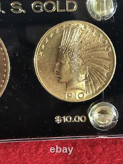 1910 Rare Colletion US Gold Type 4 Gold Coin Set Amazing High Grade Coins