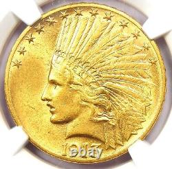 1913-S Indian Gold Eagle $10 Coin Certified NGC AU58 Rare San Francisco Coin