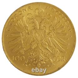 1915 100 Corona Gold Austrian/Hungarian Coin. 9802 oz Fine Gold Restrike 1915 100 Corona Gold Austrian/Hungarian Coin. 9802 oz Fine Gold Restrike
