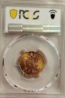 1915 20 coronas restrike km-2818 MS67 Austria gold coin