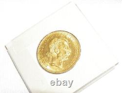 1915 AUSTRIA 1 DUCAT FRANZ JOSEPH GOLD COIN RESTRIKE. 986 FINE GOLD=23 3/4k