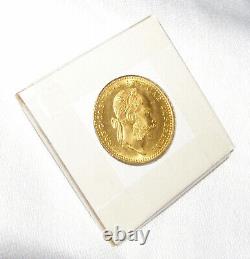 1915 AUSTRIA 1 DUCAT FRANZ JOSEPH GOLD COIN RESTRIKE. 986 FINE GOLD=23 3/4k