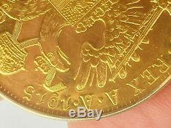 1915 AUSTRIAN 4 DUCAT GOLD COIN (. 4438 TROY OUNCE) SET IN 14K BEZEL 17.5gm