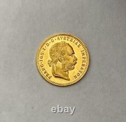 1915 Austria 1 Ducat- Francis Joseph I. Contains. 1106 oz of. 986 fine Gold