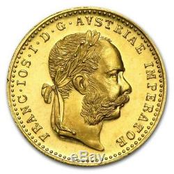 1915 Austria Gold 1 Ducat Coin 0.1106 oz Fine Gold Restrike