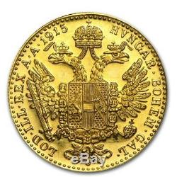 1915 Austria Gold 1 Ducat Coin. 1106 oz Fine Gold