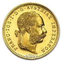 1915 Austria Gold 1 Ducat Coin. 1106 oz Fine Gold