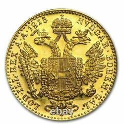 1915 Austria Gold 1 Ducat Coin. 1106 oz Fine Gold BUY IT NOW