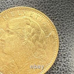 1915 B Switzerland Confederation Helvetia 10 Francs. 900 Fine Gold Coin KM# 36 1915 B Switzerland Confederation Helvetia 10 Francs. 900 Fine Gold Coin KM# 36