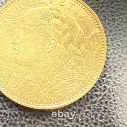 1915 B Switzerland Confederation Helvetia 10 Francs. 900 Fine Gold Coin KM# 36 1915 B Switzerland Confederation Helvetia 10 Francs. 900 Fine Gold Coin KM# 36