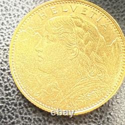 1915 B Switzerland Confederation Helvetia 10 Francs. 900 Fine Gold Coin KM# 36 1915 B Switzerland Confederation Helvetia 10 Francs. 900 Fine Gold Coin KM# 36