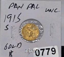 1915 S Panama-Pacific Gold Dollar Brilliant Uncirculated Low Mintage of 15,000