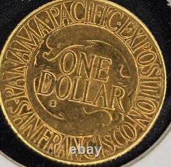 1915 S Panama-Pacific Gold Dollar Brilliant Uncirculated Low Mintage of 15,000