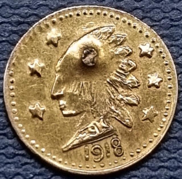 1918 British Columbia Gold Canada Canadian Gold Token Xf Au Details #82164