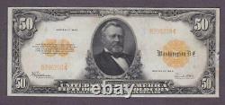 1922 $50 BEAUTIFUL CRISP Very Fine+/Extra Fine'GOLD COIN' CERTIFICATE