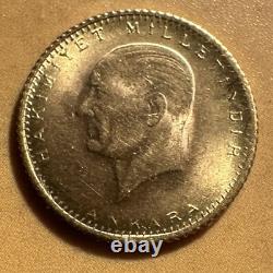1923/41 Republic of Turkey 25 Kurush Ataturk. 917 Fine Gold Coin KM# 851 1923/41 Republic of Turkey 25 Kurush Ataturk. 917 Fine Gold Coin KM# 851