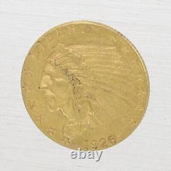 1926 $2.50 Indian Head Quarter Eagle Fine Early Gold Coin US Coin