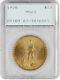1928 $20 Gold Saint Gaudens Double Eagle Ms63 Pcgs Green. 900 Fine Gold