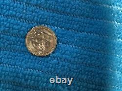 1945 (2 1/2) PESOS. 900 Fine DOS Y MEDIA MEXICAN GOLD COIN. EXACT COIN IN PHOTO