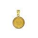 1945 Dos Pesos Gold Coin Pendant With Polished Bezel 2 Pesos Fine Gold