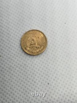 1945 Mexico Dos Pesos 1.66 gram Gold Coin Rare Uncirculated. 900 Fine Gold 1945 Mexico Dos Pesos 1.66 gram Gold Coin Rare Uncirculated. 900 Fine Gold