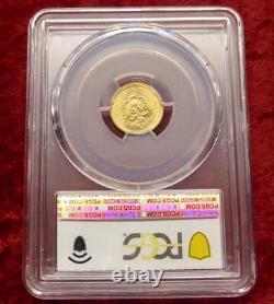 1945 PCGS MS 67 Mexico Gold 2 1/2 Peso Coin, 90% Fine Gold Mexican Coin, KM #463